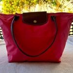Longchamp bright pink “Le Pilage” tote bag Photo 0