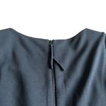 Rebecca Taylor Black Knit Peplum Dress Short Sleeve Sheath Flattering Size 6 Photo 8