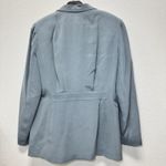 Jones New York  Silk Suit Blazer Jacket Baby Blue 10 Career 4 Button Lined Work Photo 5