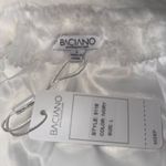 Brand New with tags, Baciano Faux Fur Fluffy White Jacket. SIZE LGE. retail $120 Size L Photo 5