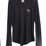 PINK - Victoria's Secret VS Pink glitter dog heathered sleepwear top soft top‎ size S small Photo 0