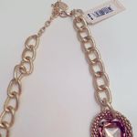 Gold gem statement necklace Photo 3