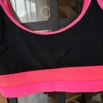 Beach Riot  eva ribbed bikini top swimsuit coral barbie neon pink colorblock Photo 6