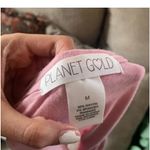 Planet Gold  Pink Fitted Bodysuit Photo 3