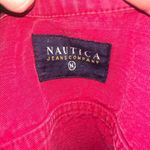 Nautica Jean Company red classic colorful denim M jacket Photo 3