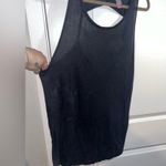 No Boundaries  Black Basic Back Cut Out Tank Top / Swim Suit Cover Up Size Large Photo 1