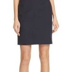 Tailored By Rebecca Taylor Stretch Modern V Neck Size 12 Blue Photo 0