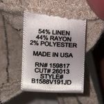 Altar'd State  Holis Striped Linen Set in Natural and Black Photo 8