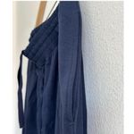 SKIMS  Cotton Jersey Wide Leg Pant in Navy, Size Large Photo 8
