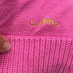 Ralph Lauren Y2K Lauren Womens Pink Half Zip Mock Neck Pullover Sweater Size MD Photo 5