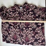 Catherines Floral Button Down Blouse Size 4X Long Sleeve Boho Romantic Everyday Photo 7
