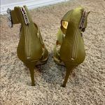 Cape Robbin  Olive Green Embellished Heels in Size 7.5 Photo 4