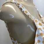 Self Esteem  Size XL Flowers & Leaves Design Smocked Crop Top New With Tags Photo 2