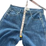 SLVRLAKE London Jeans Size 27 Blue Raw Hem High Rise Straight Leg Denim Photo 11