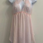 Victoria's Secret Victoria secret lace light pink slip dress lingerie size L Photo 0