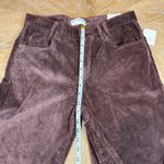 Free People NWT Risk Taker High Rise Straight Corduroy Pants Brown Size 29 Photo 11