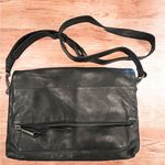 Lucky Brand Black Leather Crossbody Bag Adjustable Strap Photo 0