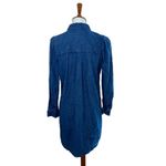 Madewell  Denim Puff-Sleeve Shirtdress in Harris Wash Blue Size Small Photo 2