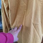 NWT Taxi Mustard Oversized Button Down Shacket Gold Size L Photo 5