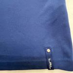 Ralph Lauren Lauren  Women’s Sleeveless Navy Blue Top – Mesh Yoke, Size S Photo 4