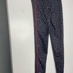 THE UPSIDE Snow Leopard Drawstring Leggings Small Black Photo 6