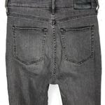 Everlane  Womens High Rise Skinny Denim Jeans Zip Fly Washed Black Size 28 Tall Photo 8