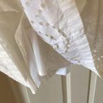 Gap NEW Fit and Flare White Dress Lined Pockets Perforated Sleeveless Size 0 Photo 6