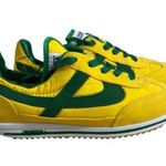 PANAM Made in Mexico Hand Crafted Vintage Sneakers Yellow Green Women Size 6.5 Photo 0
