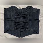 Urban Outfitters  navy blue corset Photo 1
