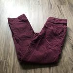 Lucy drawstring straight leg Pants Athletic Drawstring Womens Size S‎ Red Photo 6