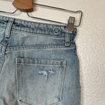 PTCL Womens Light Wash Denim Mid Rise Cut Off Fray Hem Jean Shorts 24 Blue Photo 9