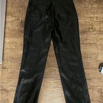 Avec Les Filles  black leather straight leg pants Photo 3