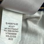 Old Navy  High Rise O.G. Straight Adley dark wash ripped knee jeans, size: 8 tall Photo 13