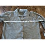 Las Olas  Vintage Womens Green 100% Cotton Button Up  Long Sleeve Cardigan Medium Photo 4