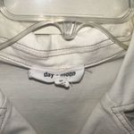 Day + moon white denim romper size medium Photo 1