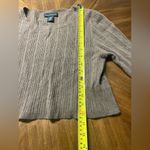 House of Harlow 1960 Brown Ribbed Cropped Long Sleeve Sweater Size XL Soft Photo 3