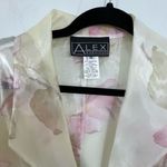 Alex Evenings NWT‎  Women's 2 Piece Dress with Blazer Jacket Floral Ivory Size 16 Photo 11