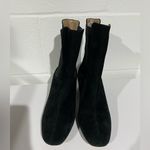 Ann Taylor Elegant Black Suede Ankle Boots 7m Photo 1