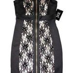 NWT JAX Black Floral Lace Exposed Zip Photo 0