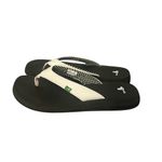 Sanuk Yoga Mat Flip Flops Thong Sandals Women's US 8 | EU 39 White/Black Photo 3