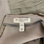 Burberry Olive Brown Front Ruched Jersey Dress Photo 7