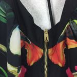 Ted Baker London Toucan Parrot Zipper T-Strap Tank Top Small Tropical Beach Photo 7