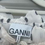 Ganni  Georgette Pleated Blouse Size 42 Photo 5