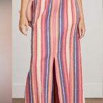 Mara Hoffman  WOMENS MEDIUM Striped Multicolor Maxi Skirt Photo 1