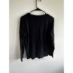 Giorgio Armani Women’s  38‎ V Neck Blue Button-up Wool Sweater Photo 4