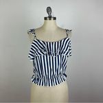 Show Me Your Mumu  Sky Line Top in Ocean Stripe Photo 1