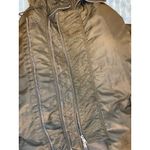 ALLSAINTS Olive Green Nylon Bomber Coat With Multiple Zippers Size Small Photo 6
