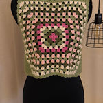 Altar'd State Altar’d State Cottagecore Crochet Granny Square Tank Top Size Small Photo 0