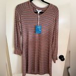 Market & Spruce NEW  Pink Stripe Sweater Dress - Small‎ Photo 3