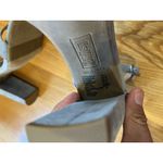 Brash Shoes Womens Size 8 Gray Suede Block Heel Ankle Strap Sandals Dressy Photo 6